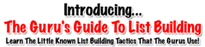 IntroGG Gurus Guide to Listbuilding