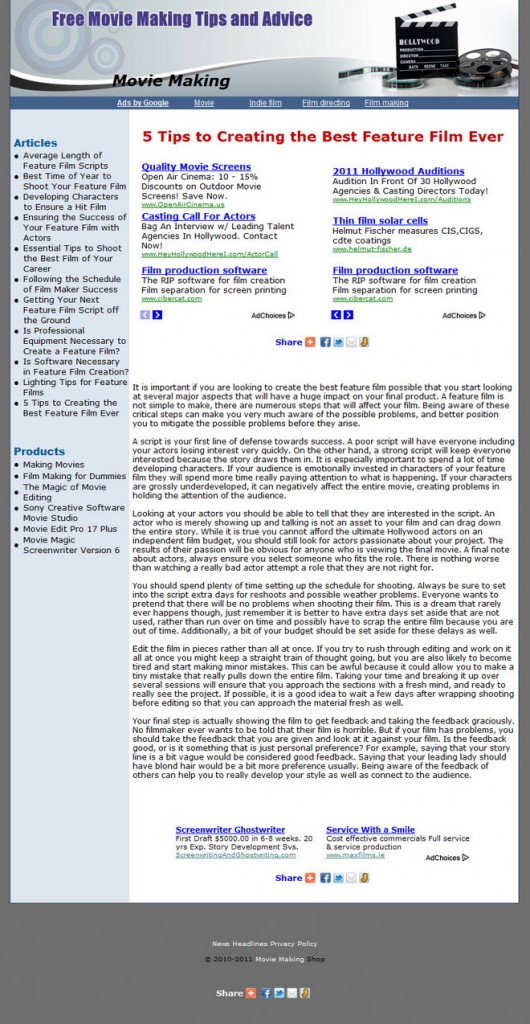 example1mnb Micro Niche Site