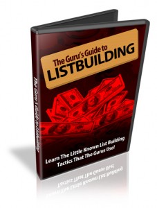 gurusguide Guru's Guide to List Building Video Course