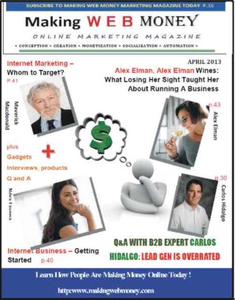 Making Web Money April 2013