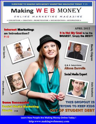 Making Web Money April 2015