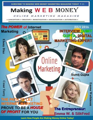 Making Web Money July 2016