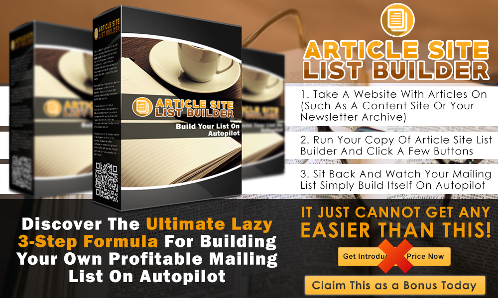 Article Site List Builder Info Graphic