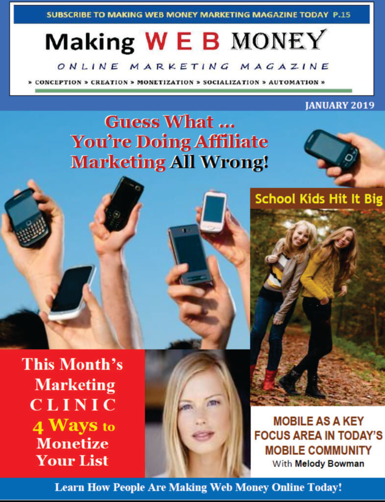 Making Web Money January 2019