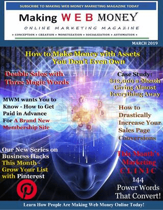 Making Web Money March 2019