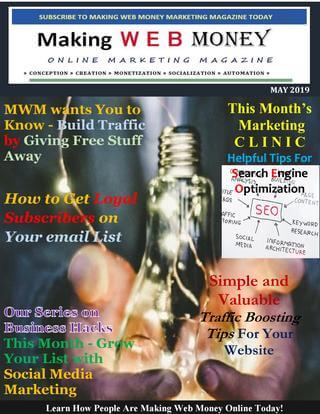 Making Web Money MAY 2019