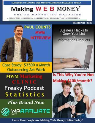 Making Web Money February 2020