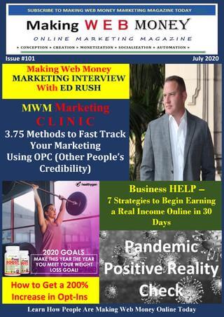 Making Web Money July 2020