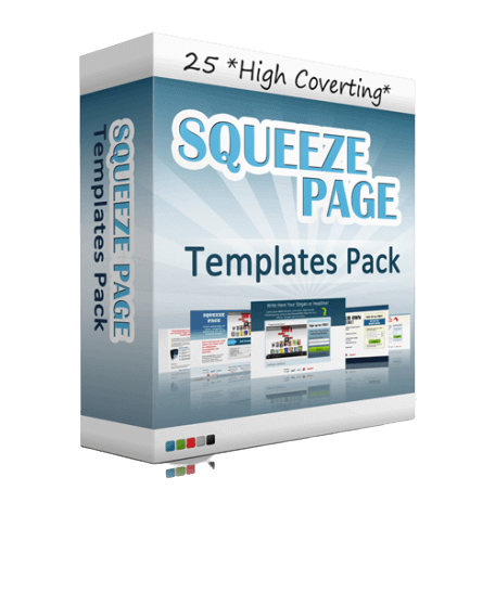 25 Squeeze Page Templates pack