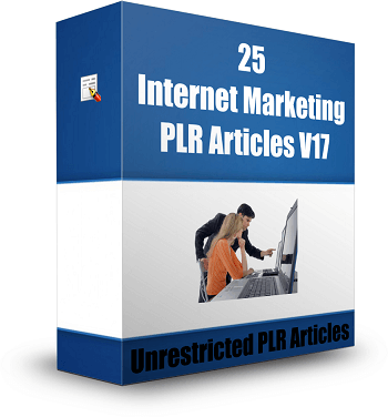 25 Internet Marketing PLR Articles