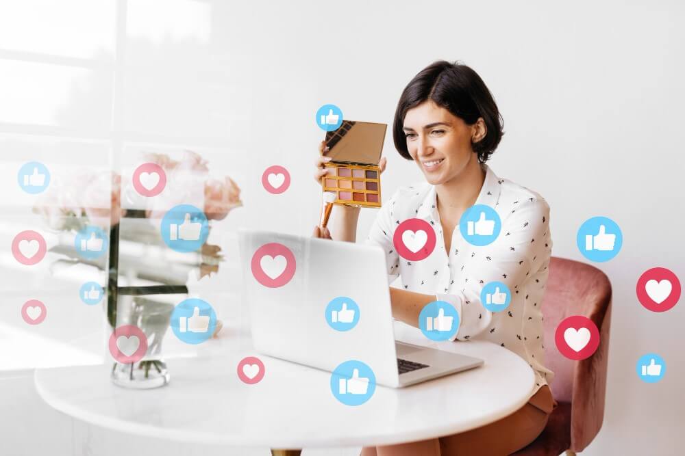 Woman at Computer